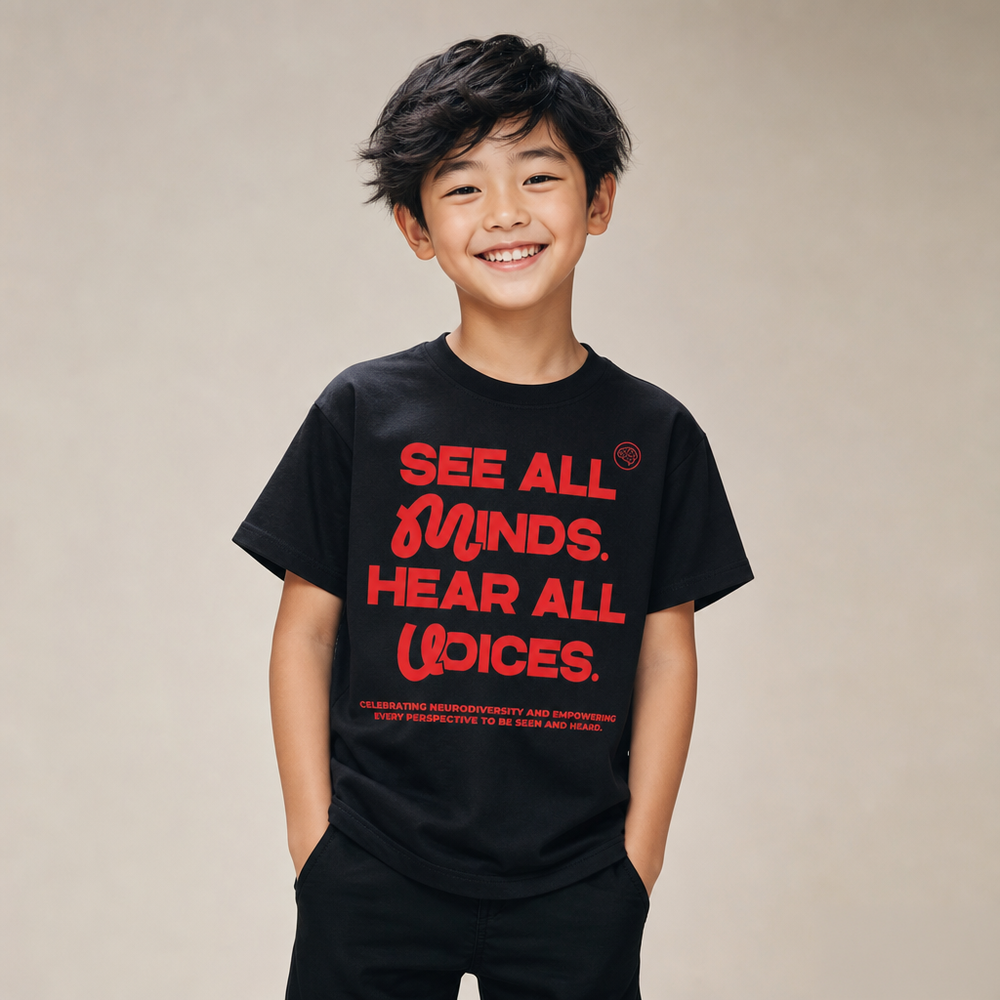 See All Minds. Hear All Voices. Youth Tee
