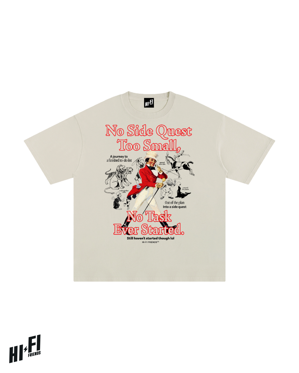 No Side Quest Too Small Tee