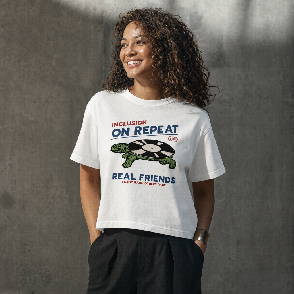 Inclusion On Repeat Boxy Tee