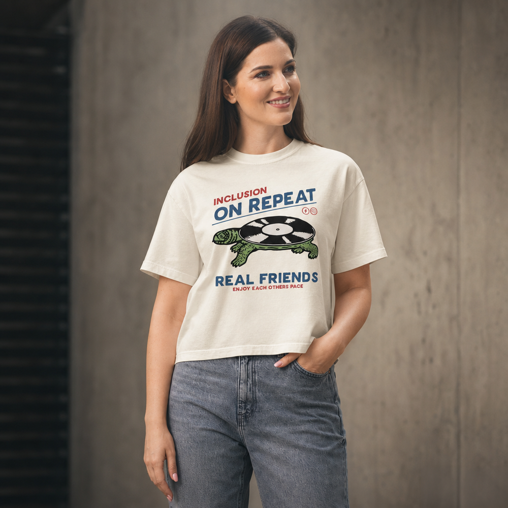 Inclusion On Repeat Boxy Tee