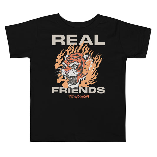 Toddler Tiger Friends short sleeve t-shirt in a relaxed, comfortable fit.