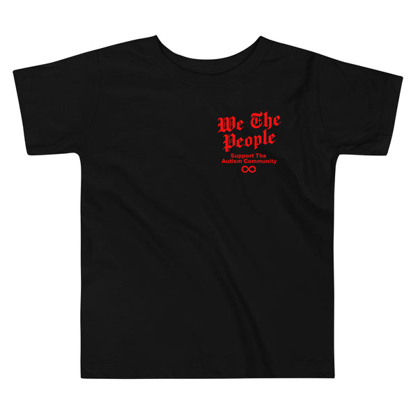 We The People Toddler Tee — Black