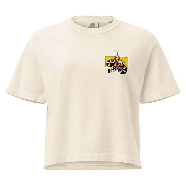 For The Record Boxy Tee — Ivory