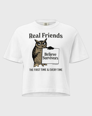 Real Friends Believe Survivors Women's Boxy Tee